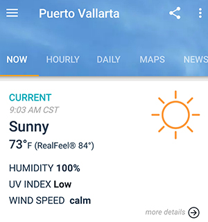 Accuweather Screenshot - Samsung Galaxy 8